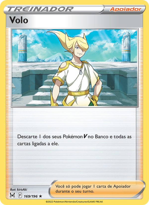 Volo 169 — Origem Perdida (Portuguese Pokémon TCG card)