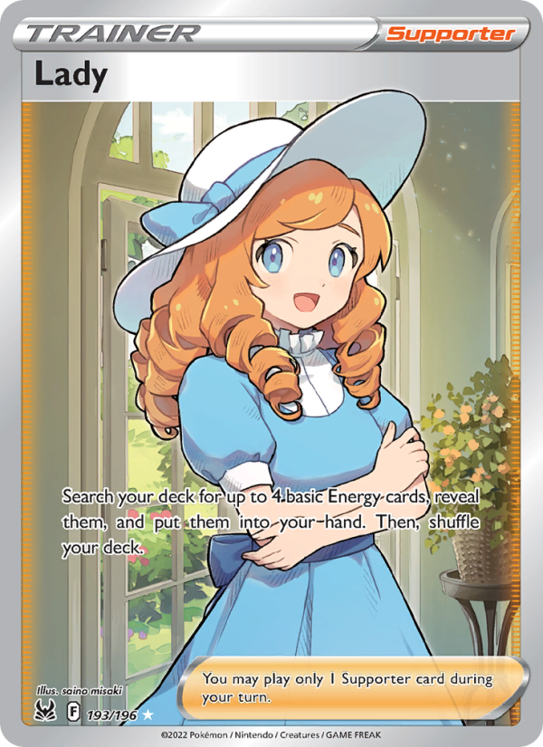 Dama 193 — Origem Perdida (Portuguese Pokémon TCG card)