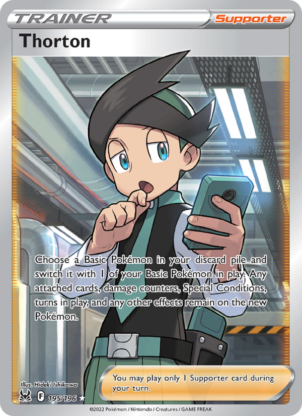 Spino 195 — Origem Perdida (Portuguese Pokémon TCG card)