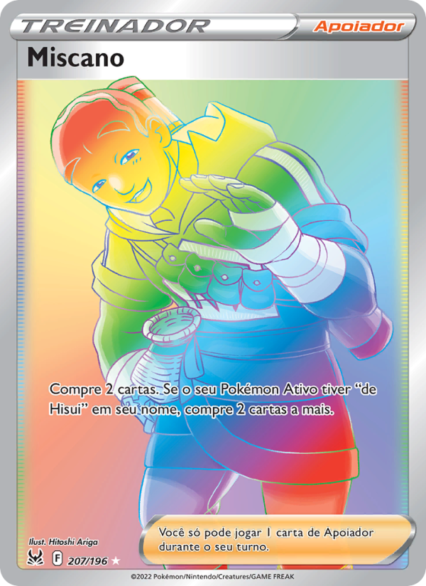 Miscano 207 — Origem Perdida (Portuguese Pokémon TCG card)