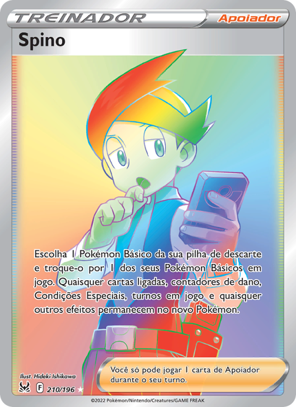 Spino 210 — Origem Perdida (Portuguese Pokémon TCG card)