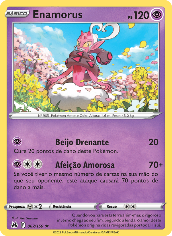 Enamorus 067 — Realeza Absoluta (Portuguese Pokémon TCG card)