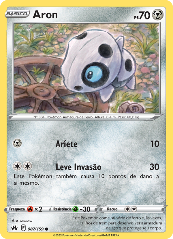 Aron 087 — Zenit der Könige (Portuguese Pokémon TCG card)