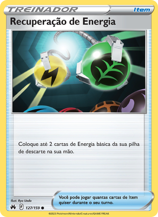 Recuperação de Energia 127 — Realeza Absoluta (Portuguese Pokémon TCG card)
