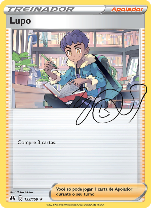 Lupo 133 — Realeza Absoluta (Portuguese Pokémon TCG card)