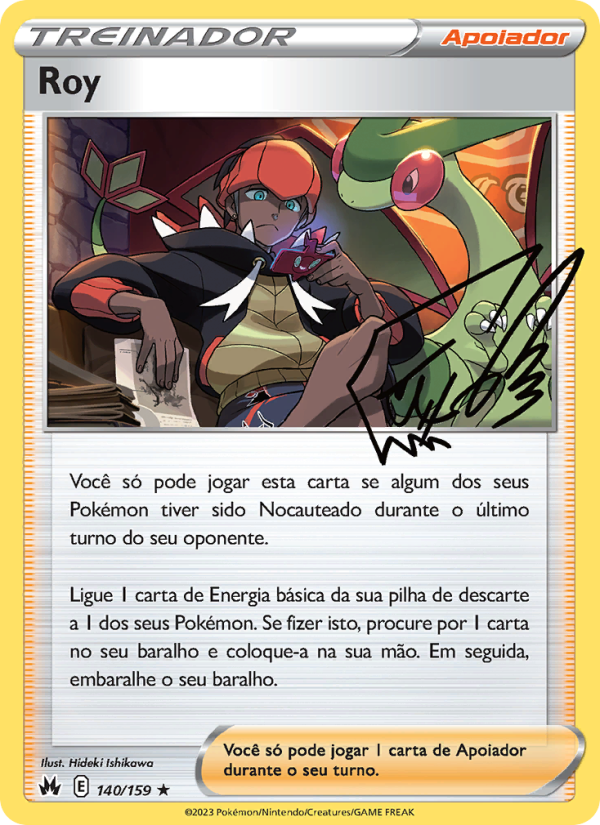 Roy 140 — Realeza Absoluta (Portuguese Pokémon TCG card)