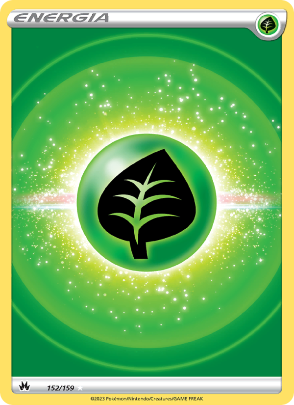 Energia de Grama 152 — Realeza Absoluta (Portuguese Pokémon TCG card)