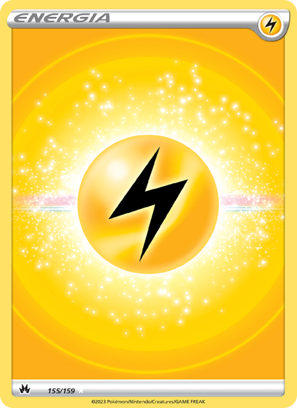 Energia de Raios 155 — Realeza Absoluta (Portuguese Pokémon TCG card)