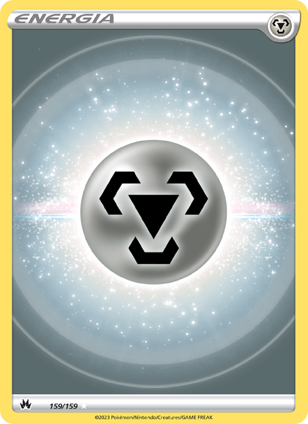 Energia de Metal 159 — Realeza Absoluta (Portuguese Pokémon TCG card)