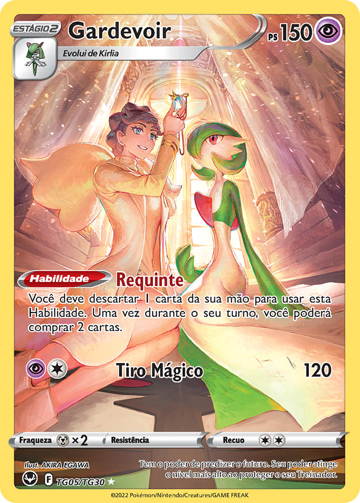 Gardevoir TG05 — Tempestade Prateada Galeria de Treinador (Portuguese Pokémon TCG card)