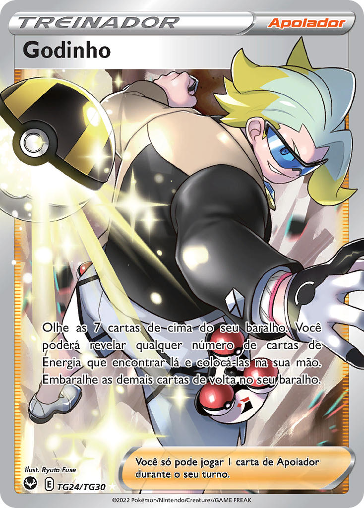 Godinho TG24 — Tempestade Prateada Galeria de Treinador (Portuguese Pokémon TCG card)