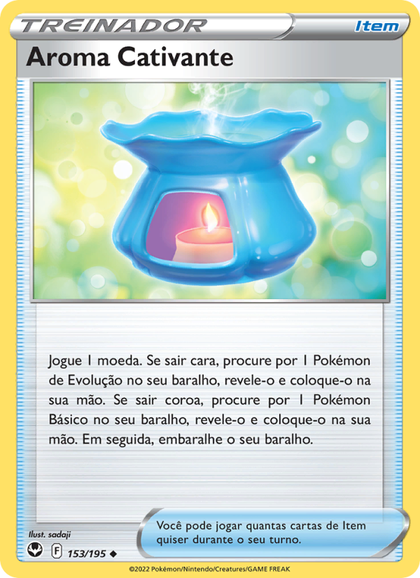 Aroma Cativante 153 — Tempestade Prateada (Portuguese Pokémon TCG card)