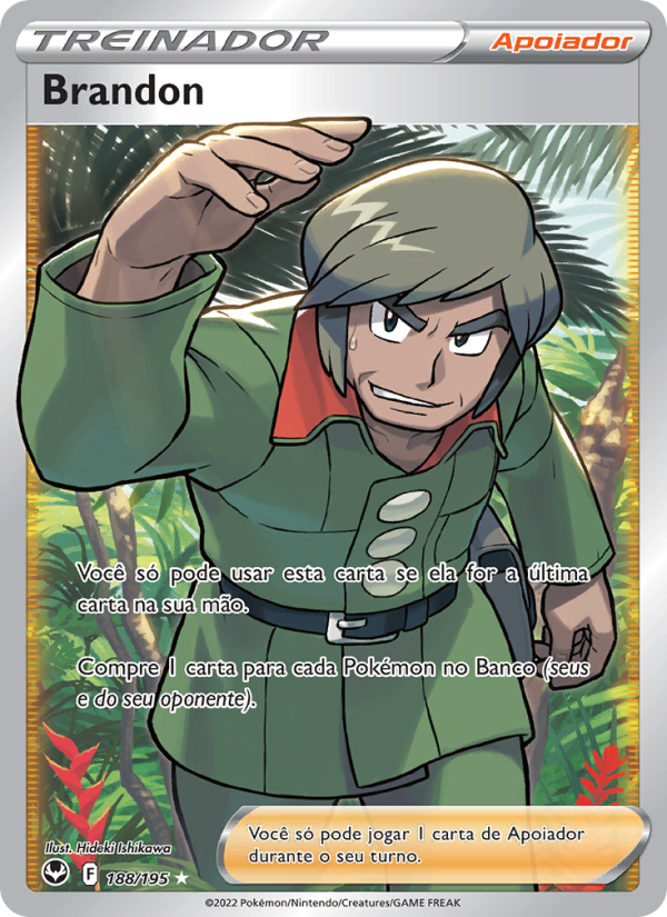 Brandon 188 — Silver Tempest (Portuguese Pokémon TCG card)