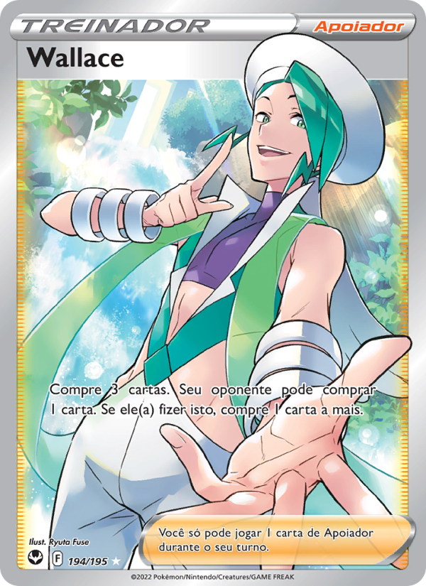 Wallace 194 — Tempestade Prateada (Portuguese Pokémon TCG card)