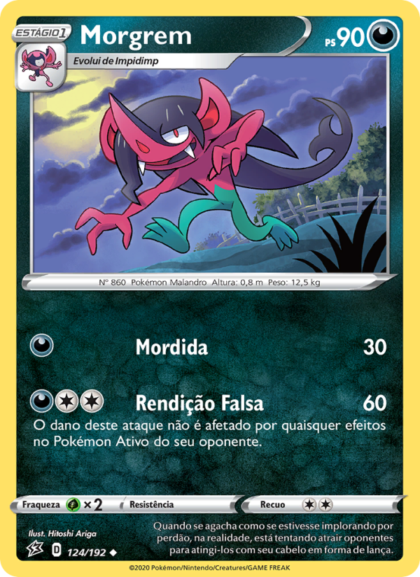 Morgrem 124 — Rixa Rebelde (Portuguese Pokémon TCG card)
