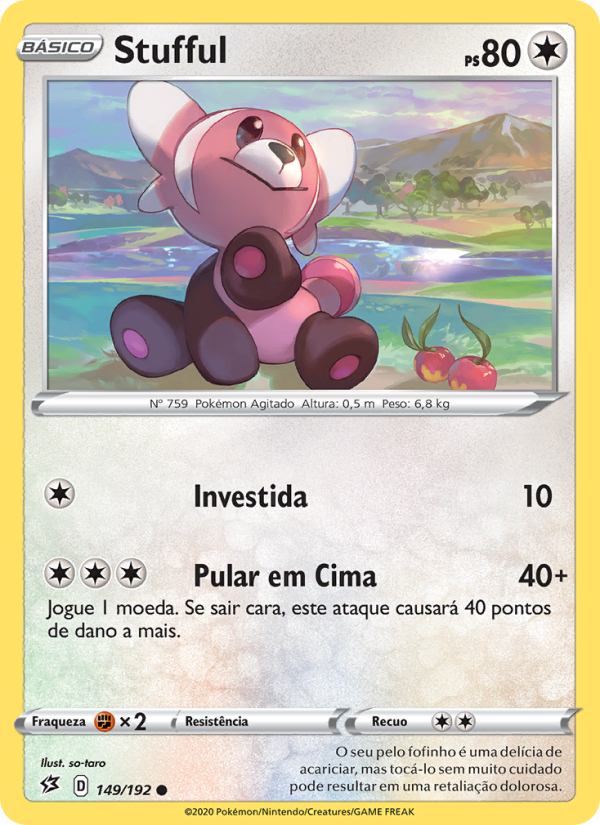 Stufful 149 — Rebel Clash (Portuguese Pokémon TCG card)