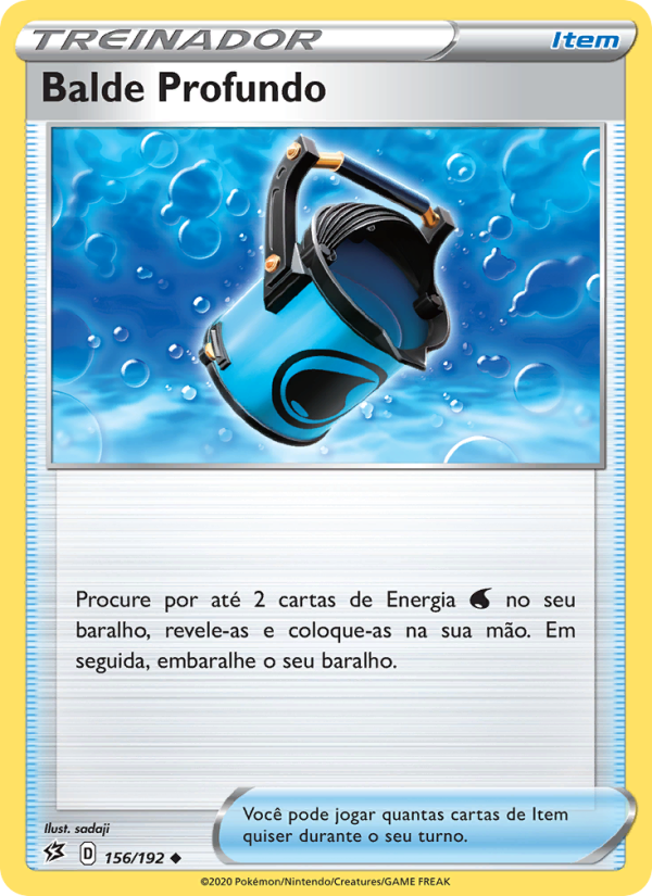 Balde Profundo 156 — Rixa Rebelde (Portuguese Pokémon TCG card)