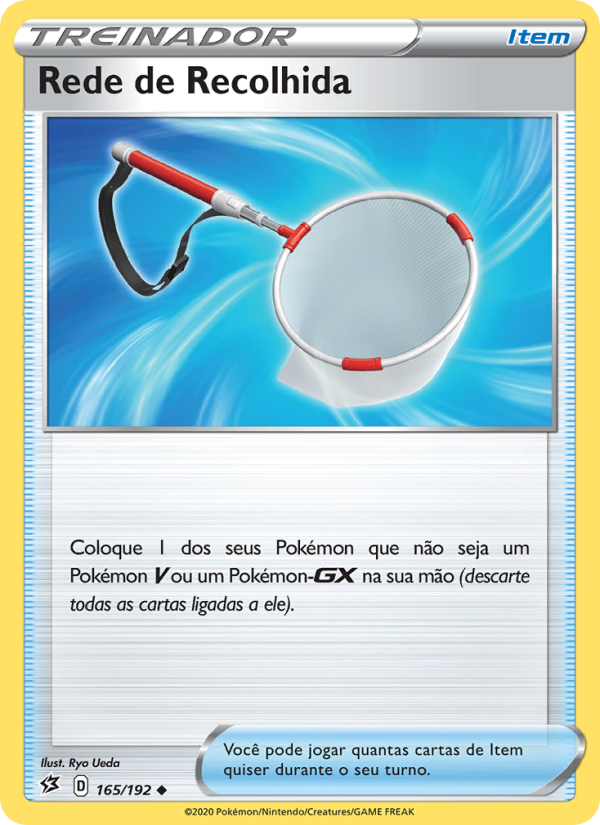 Rede de Recolhida 165 — Rixa Rebelde (Portuguese Pokémon TCG card)