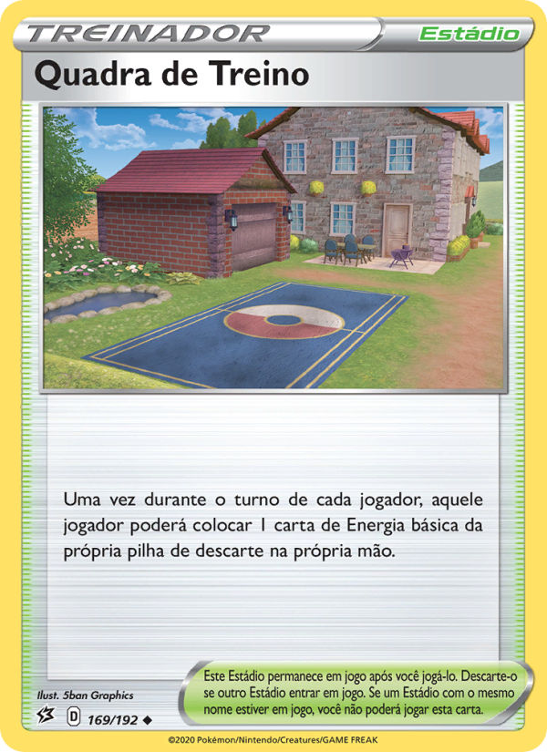 Quadra de Treino 169 — Rixa Rebelde (Portuguese Pokémon TCG card)