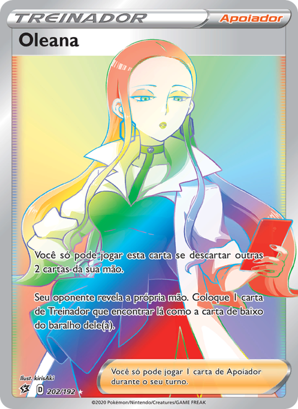 Oleana 202 — Rebel Clash (Portuguese Pokémon TCG card)