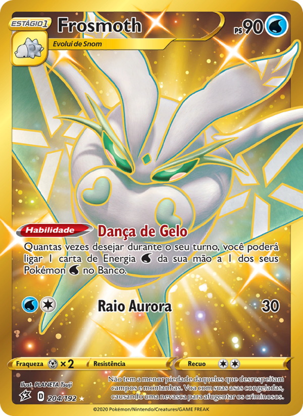 Frosmoth 204 — Rixa Rebelde (Portuguese Pokémon TCG card)