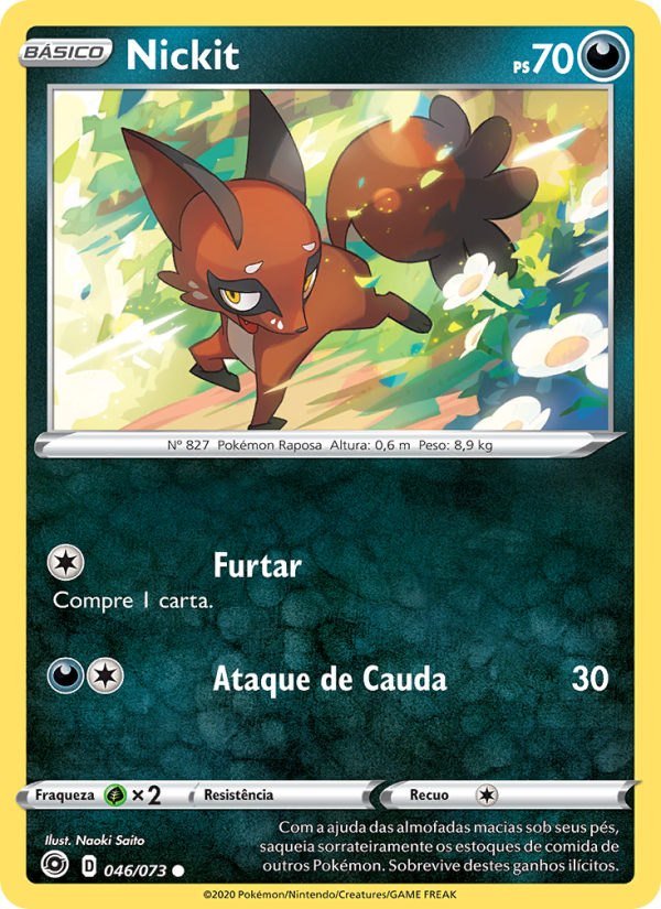 Nickit 46 — Weg des Champs (Portuguese Pokémon TCG card)