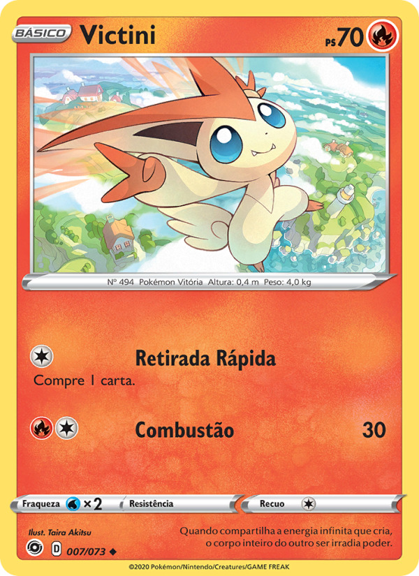 Victini 7 — Caminho do Campeão (Portuguese Pokémon TCG card)