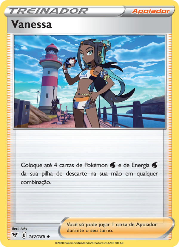 Vanessa 157 — Voltagem Vívida (Portuguese Pokémon TCG card)