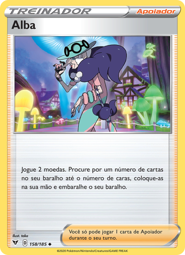 Alba 158 — Voltagem Vívida (Portuguese Pokémon TCG card)