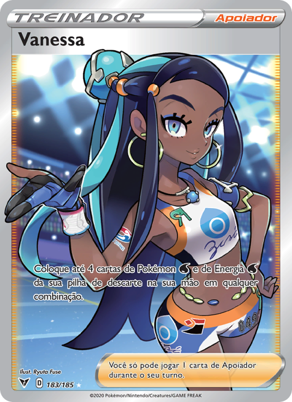 Vanessa 183 — Voltagem Vívida (Portuguese Pokémon TCG card)