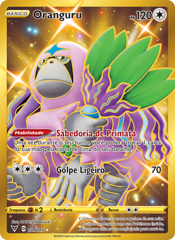 Oranguru 199 — Voltagem Vívida (Portuguese Pokémon TCG card)