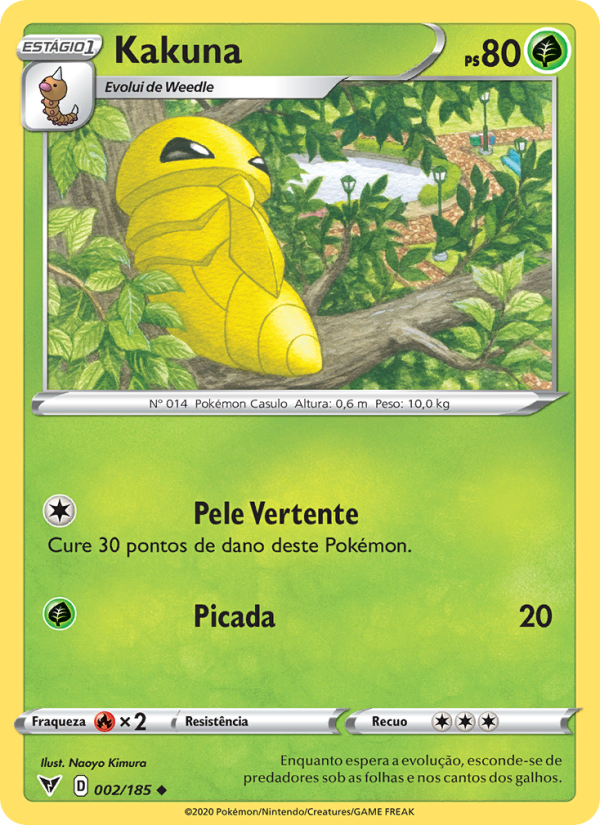 Kakuna 2 — Voltagem Vívida (Portuguese Pokémon TCG card)