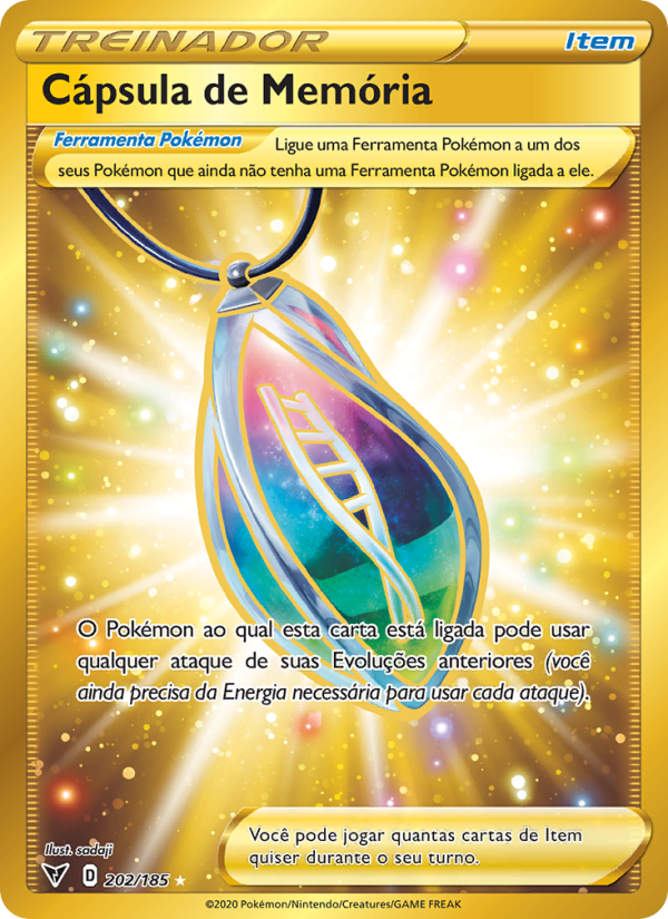 Cápsula de Memória 202 — Voltagem Vívida (Portuguese Pokémon TCG card)