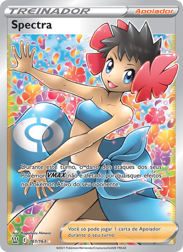 Spectra 161 — Estilos de Batalha (Portuguese Pokémon TCG card)