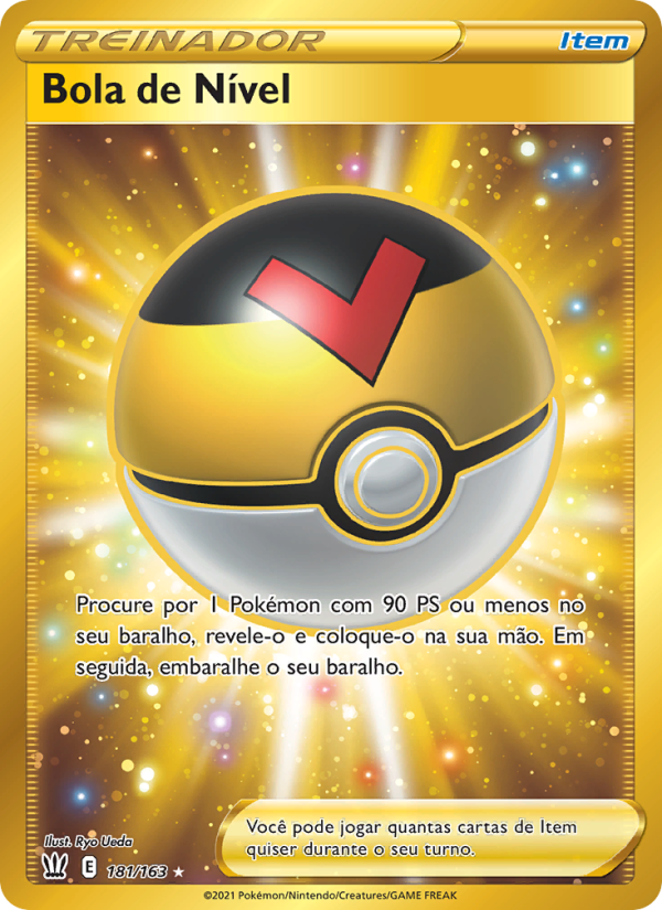 Bola de Nível 181 — Estilos de Batalha (Portuguese Pokémon TCG card)
