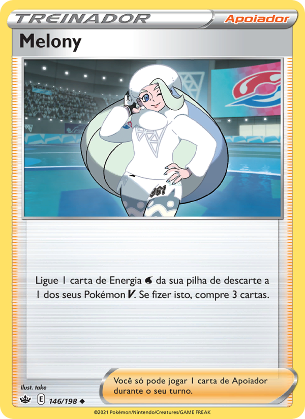Melony 146 — Reinado Arrepiante (Portuguese Pokémon TCG card)
