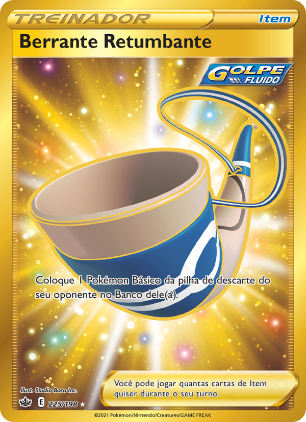 Berrante Retumbante 225 — Reinado Arrepiante (Portuguese Pokémon TCG card)