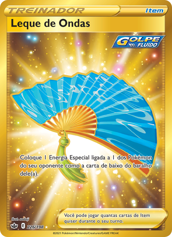 Leque de Ondas 226 — Reinado Arrepiante (Portuguese Pokémon TCG card)