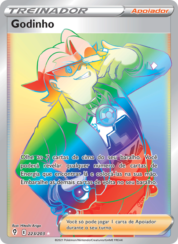 Godinho 223 — Céus em Evolução (Portuguese Pokémon TCG card)