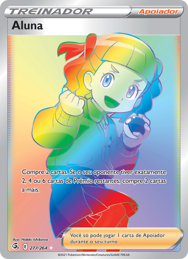 Aluna 277 — Golpe Fusão (Portuguese Pokémon TCG card)
