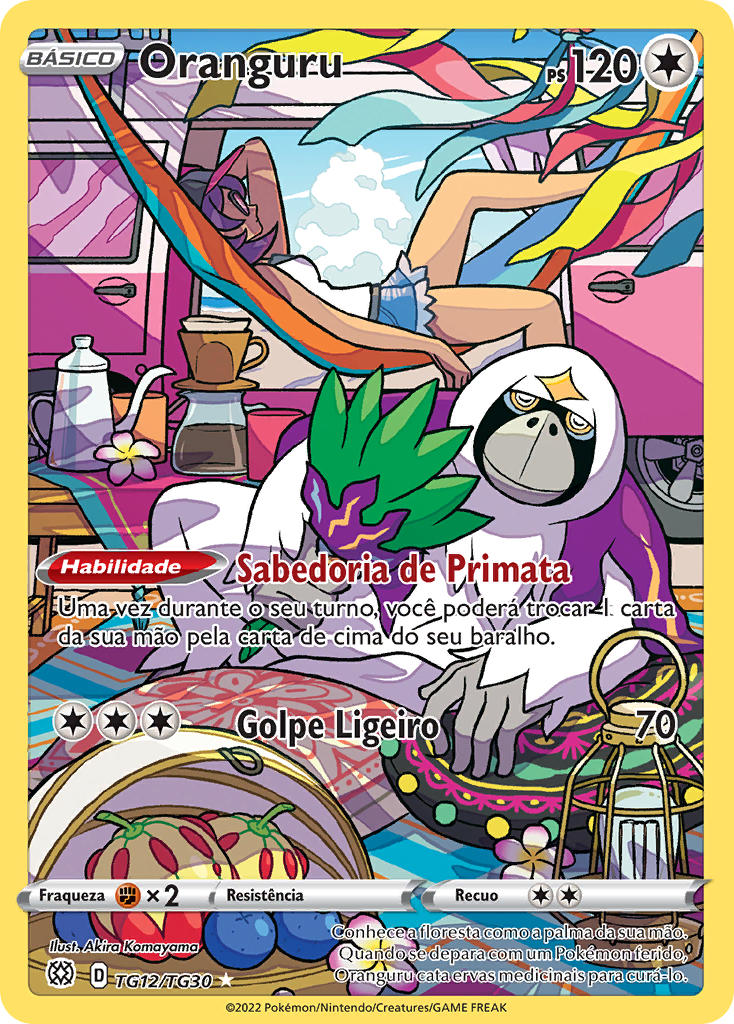 Oranguru TG12 — Astros Cintilantes Galeria de Treinador (Portuguese Pokémon TCG card)