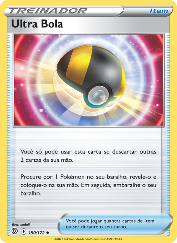 Ultra Bola 150 — Astros Cintilantes (Portuguese Pokémon TCG card)
