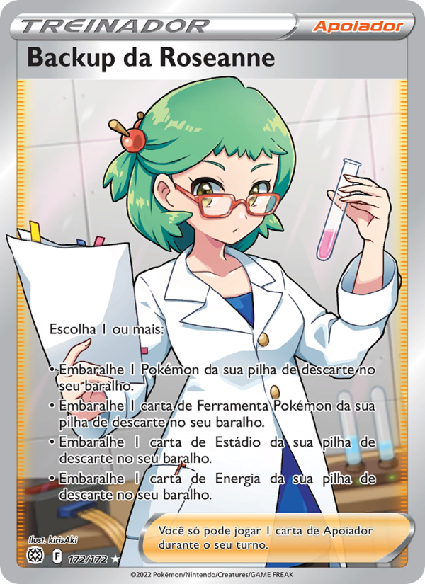 Backup da Roseanne 172 — Astros Cintilantes (Portuguese Pokémon TCG card)