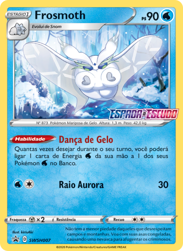 Frosmoth SWSH007 — ESES Promos (Portuguese Pokémon TCG card)