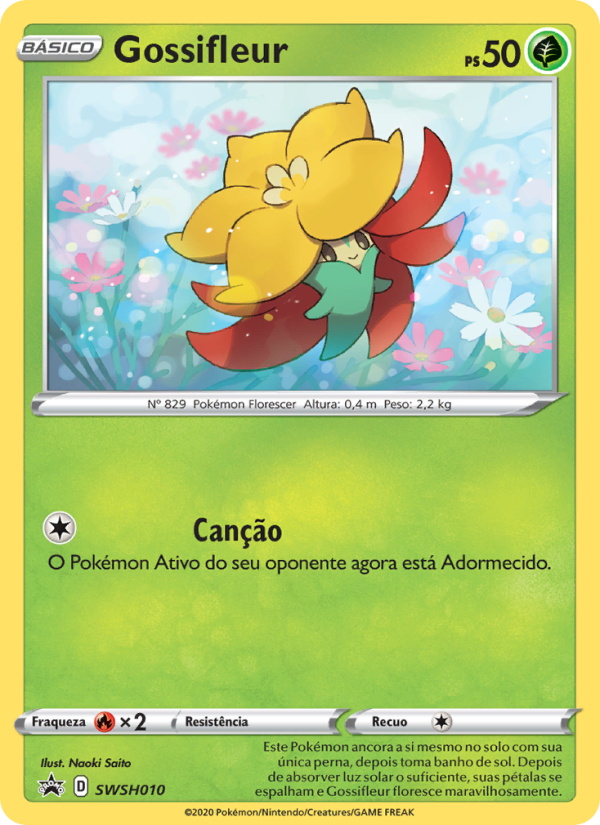 Gossifleur SWSH010 — ESES Promos (Portuguese Pokémon TCG card)