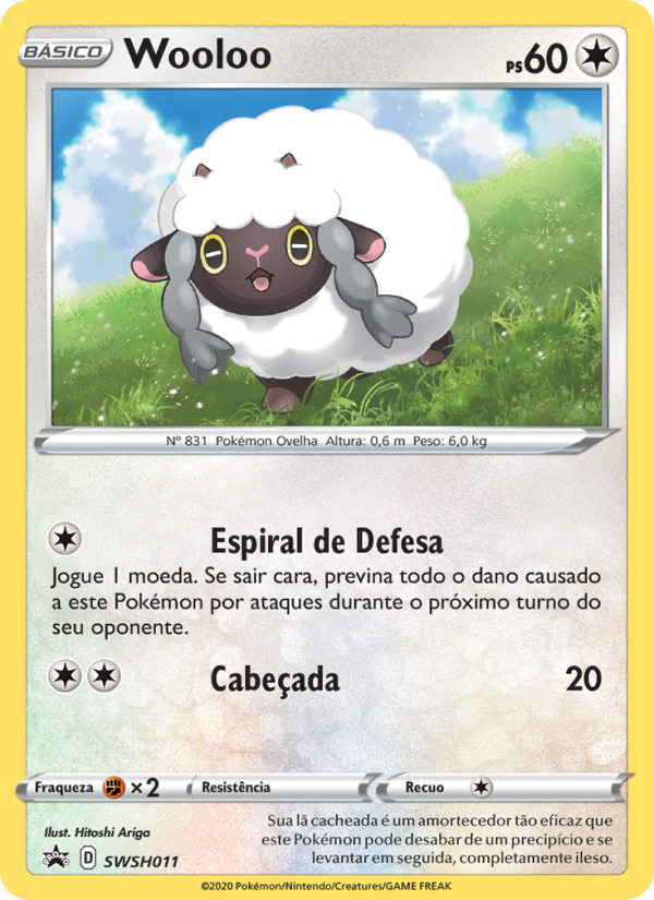 Wooloo SWSH011 — ESES Promos (Portuguese Pokémon TCG card)