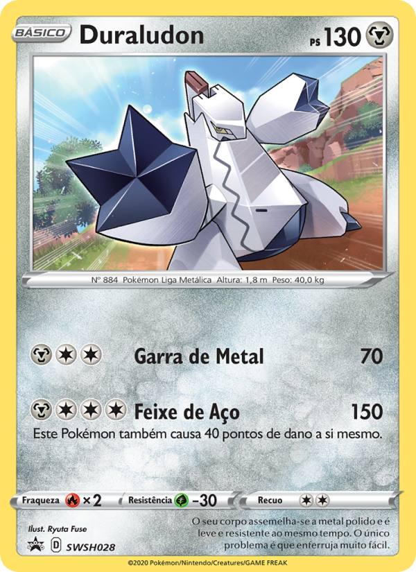 Duraludon SWSH028 — ESES Promos (Portuguese Pokémon TCG card)