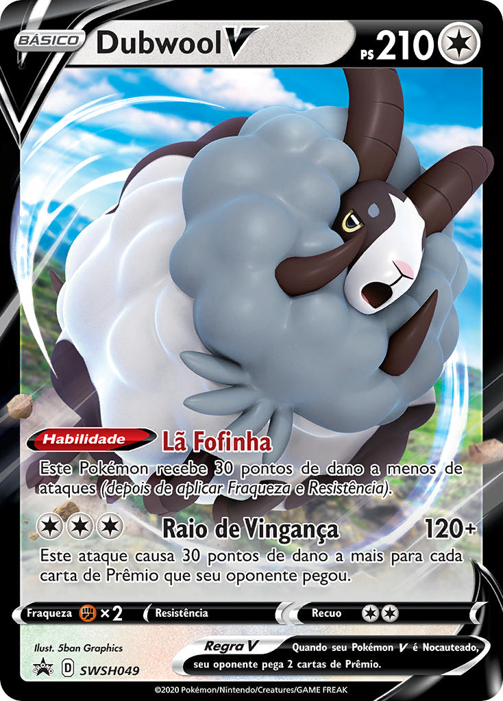 Dubwool V SWSH049 — Sword & Shield Promos (Portuguese Pokémon TCG card)