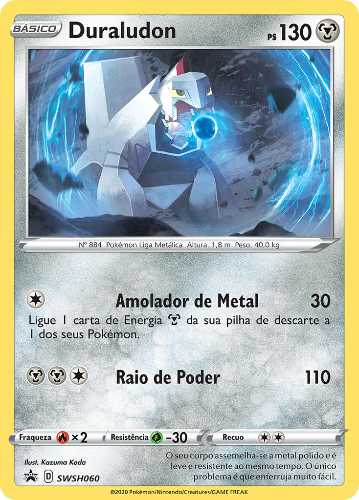 Duraludon SWSH060 — Sword & Shield Promos (Portuguese Pokémon TCG card)