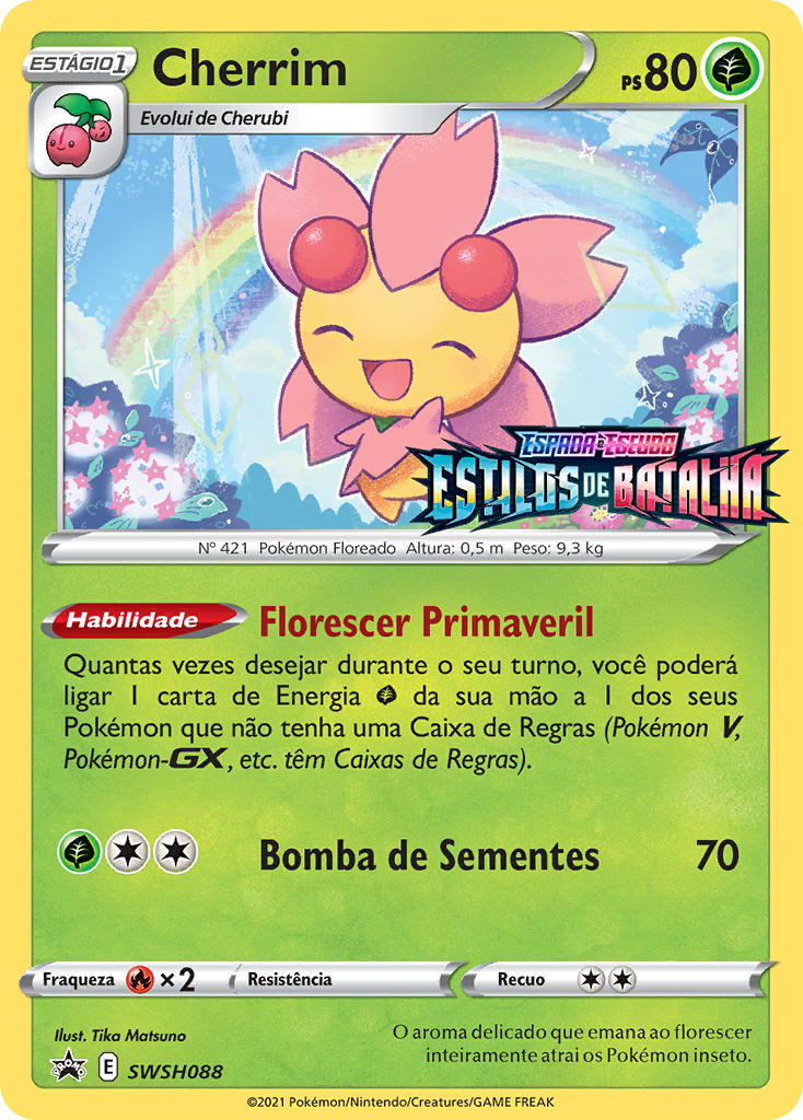 Cherrim SWSH088 — Sword & Shield Promos (Portuguese Pokémon TCG card)
